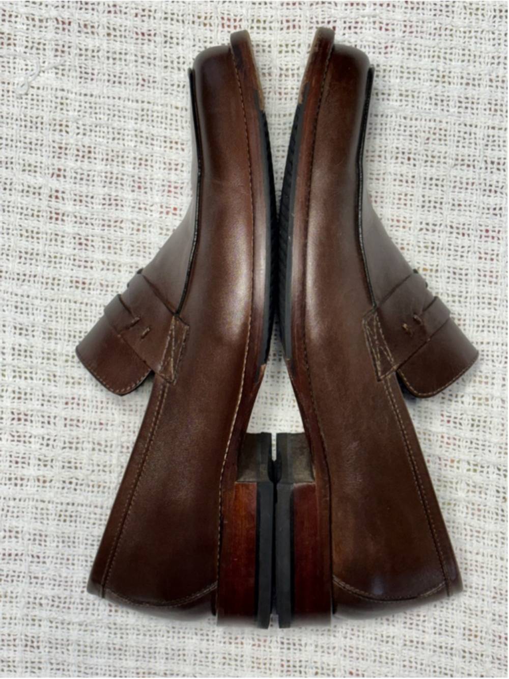Johnston & Murphy Men's Ainsworth Square Toe Calfskin Penny Loafer SZ 9M GUC - Picture 4 of 11